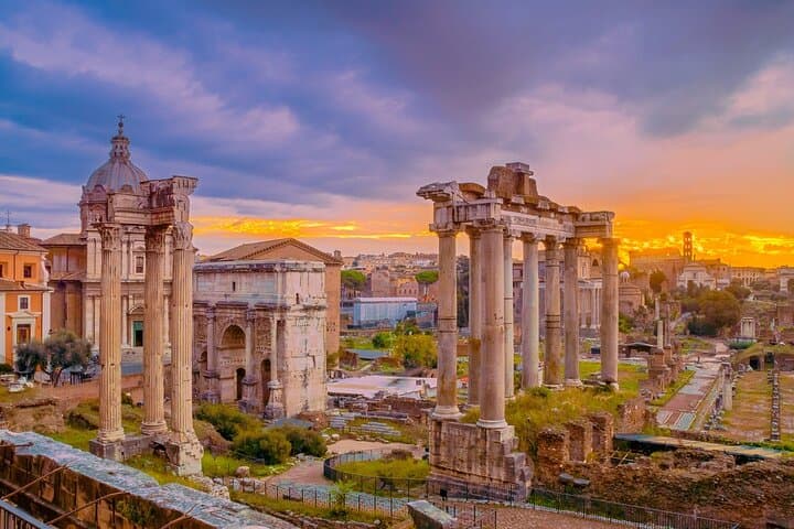 Colosseum with Arena, outside Forum & Trevi Fountain Group Tour