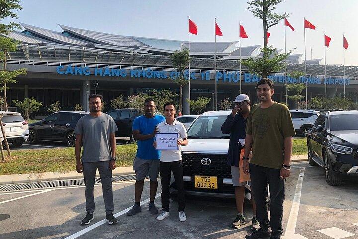 Privéauto Da Nang Airport Center naar Hoi An met Engelse chauffeur