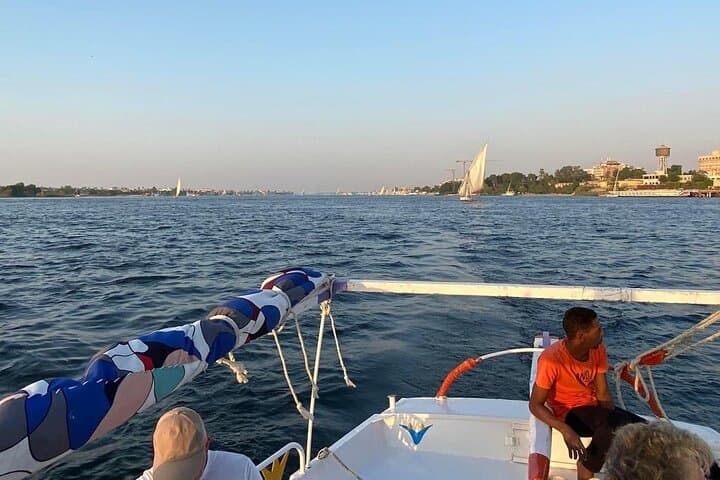 Amazing sunset Felucca Boat Trip Luxor Authentic Nile Experience