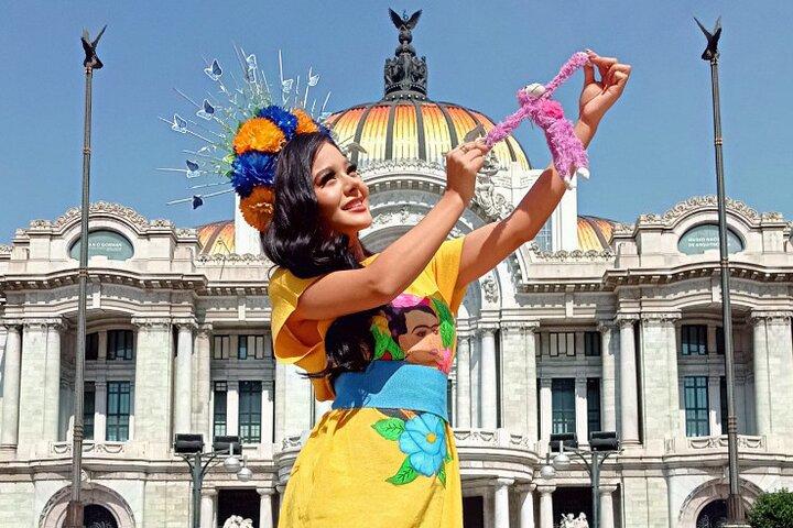 Mexico City Downtown Centro privat rundtur + Palacio DE Bellas Artes