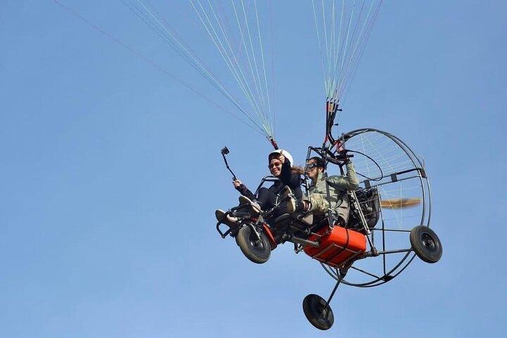 Sky Ride Paratrike flyvning over Shah Dili