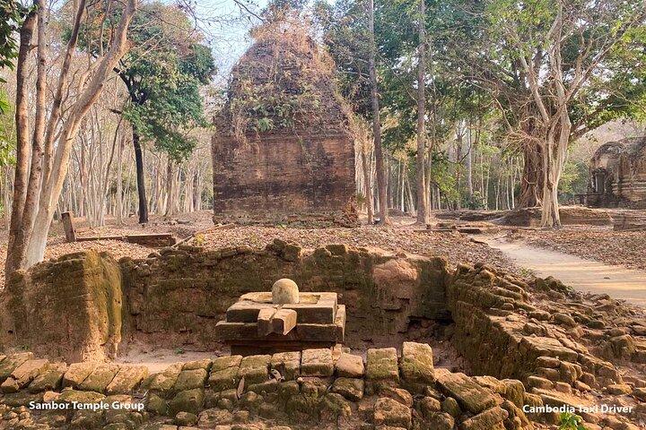 Phnom Penh - Siem Reap Dagtrip naar Sambor Prei Kuk Transfer
