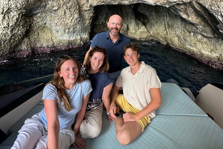 Passeio de barco privado pela Costa Amalfitana saindo de Praiano ou Positano