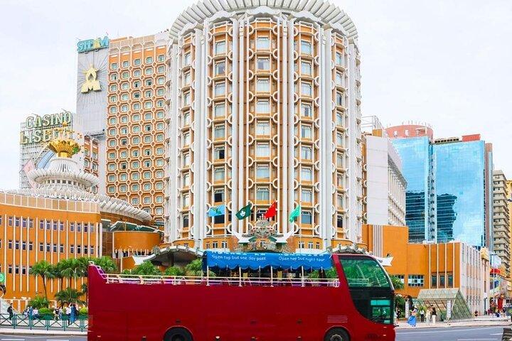 Macau Hop-On Hop-Off Open Top Sightseeing Bus Tour