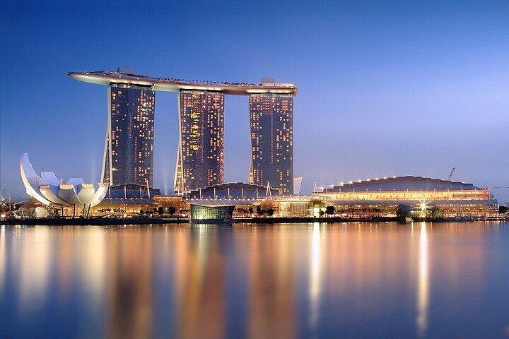 Visite nocturne privée de Singapour avec croisière sur le fleuve