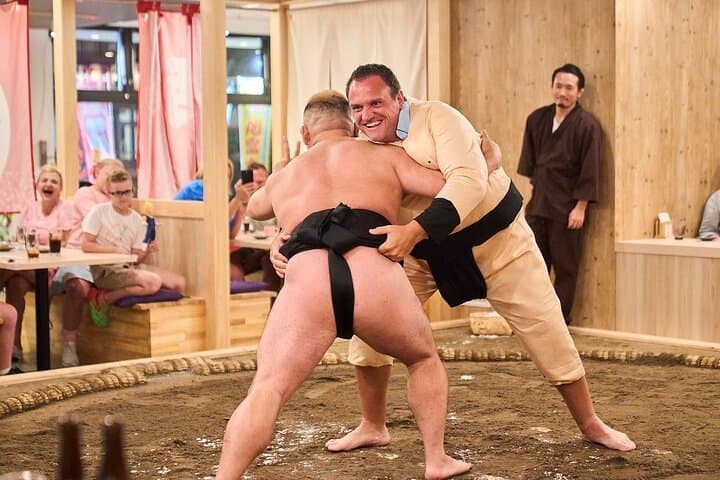 Vegan-Friendly Tokyo Sumo Show, Mochi-Pounding Dinner Experience