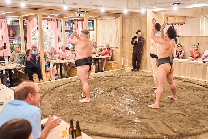Vegan-Friendly Tokyo Sumo Show, Mochi-Pounding Dinner Experience
