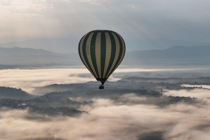 Montgolfière privée à Pienza, Montalcino et Val D'orcia