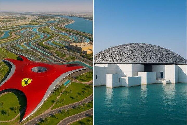 Tour di un giorno di Abu Dhabi con biglietti d'ingresso e visita dell'isola di Yas