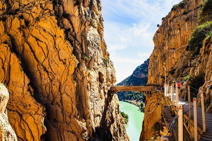 Desfiladero del Caminito del Rey & El Chorro : Tour Privado desde Málaga