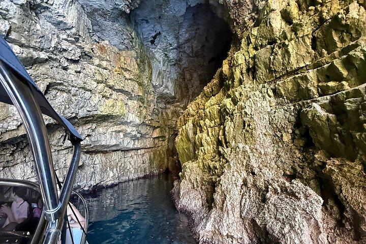 LUX Blue Cave, Lady of the Rocks, Mamula, Ubådstunnel (3 timer)