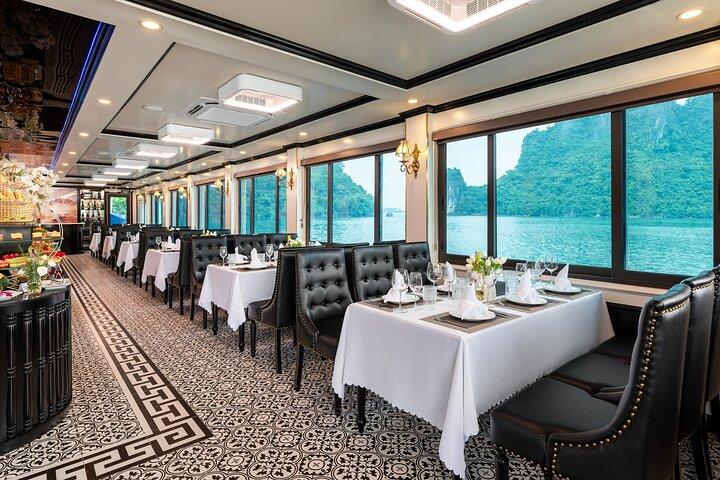 Crucero de lujo de 1 día en el Sonata de Halong desde Hanói con almuerzo y jacuzzi