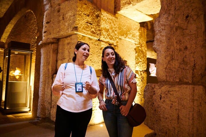 Rome: Private Colosseum, Arena and Underground Tour with Pick-Up