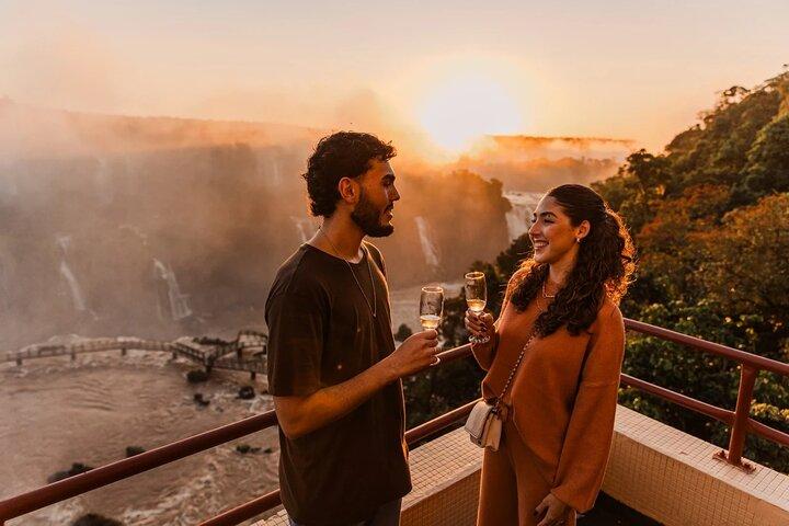 Middag Iguazu Falls Tour met zonsondergang en drankjes – Brazilië Side