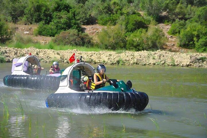 Von Side oder Manavgat Erstes touristisches Hovercraft Abenteuer