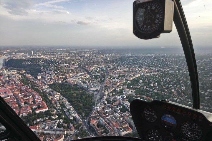 Helikopter Sightseeing Flight Budapest Rute