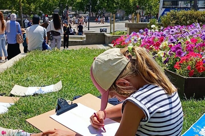 Eiffel Tower Drawing Workshop at the Eiffel Tower