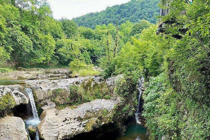 Private Tour to Prometheus Cave, Okatse and Martvili Canyons