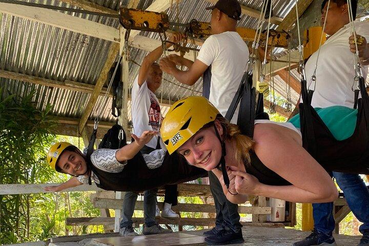 Tour avventura di Chocolatehills con Pangas Falls, ATV E Zipline