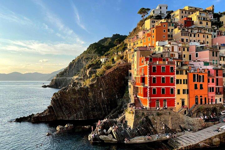 Classique Cinque Terre en Train ou Ferry au départ du port de croisière de La Spezia