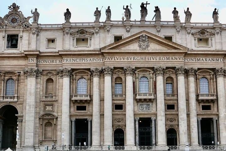 Rome St. Peter’s Basilica and Vatican Grottoes Guided Tour