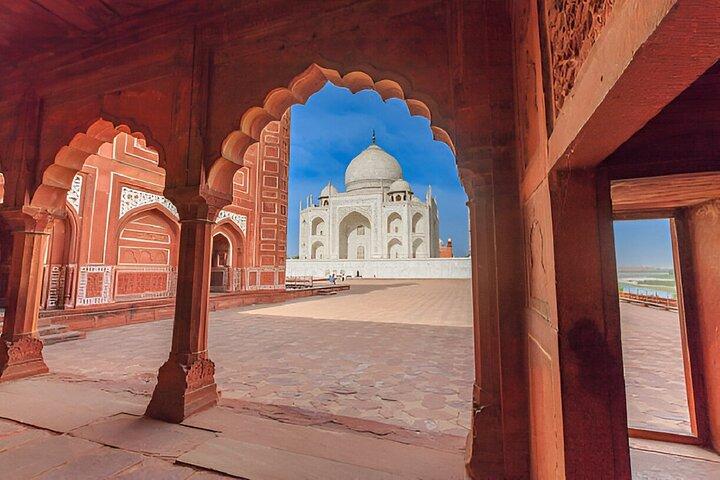 Taj Mahal og Agra Fort Private Tour