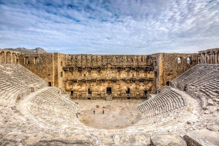 D'Antalya : Excursion privée d'une journée à Perge, Aspendos & Side