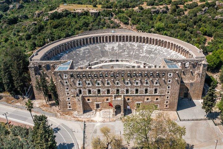D'Antalya : Excursion privée d'une journée à Perge, Aspendos & Side