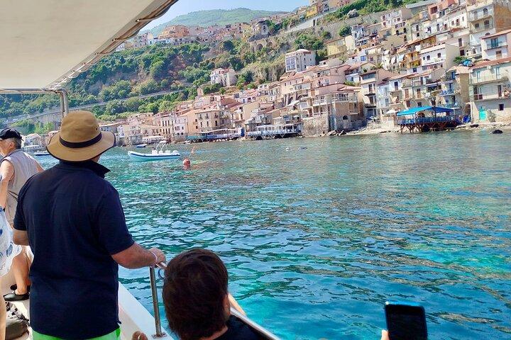 Scilla Boat Tour: Chianalea & Swim in Favazzina (from Torre Faro)