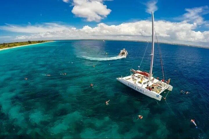 Saona Island: Katamaran, lunchbuffé och upphämtning ingår