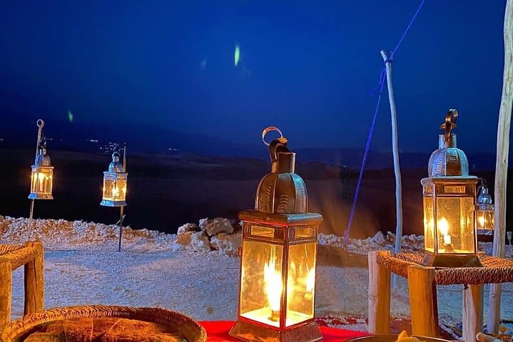 Marrakech: Agafay Desert Sunset Camel Ride, Dinner & Fire Show