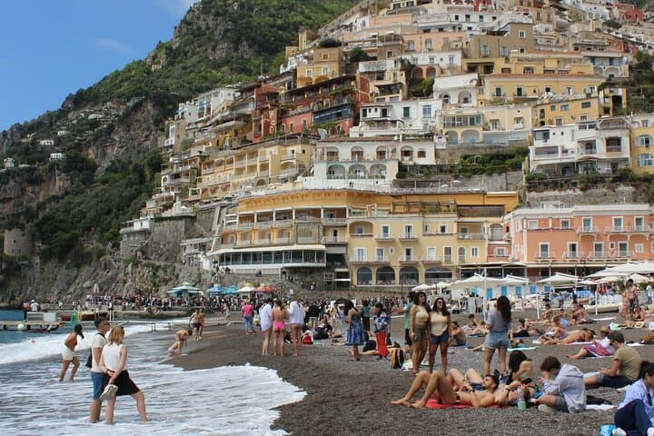 From Naples Amalfi Coast tour Sorrento Positano with local guide