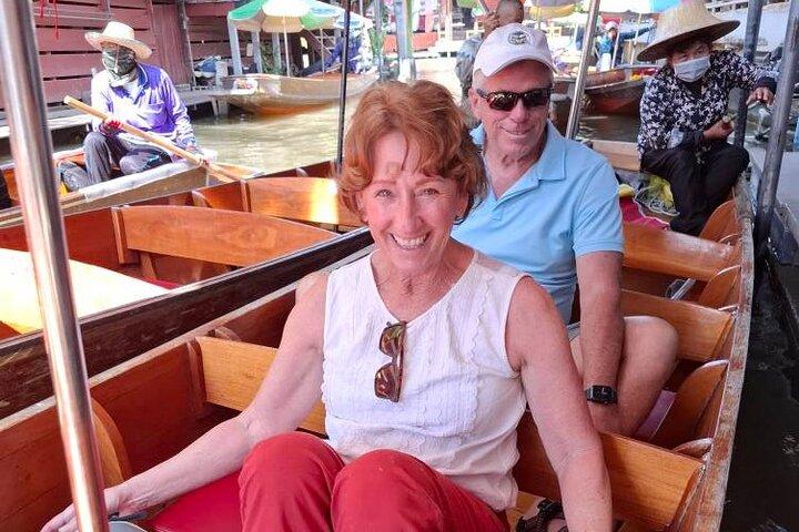 Damnoen Saduak Floating Market &Maeklong Railway avec trajet en train