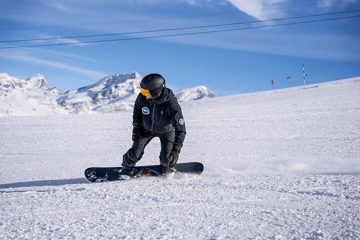 Halvdags privat snowboardundervisning i Zermatt