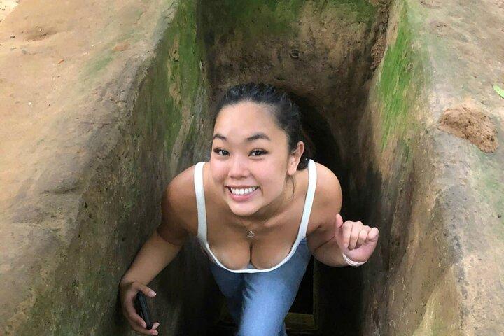Cu Chi Ben Duoc Tunnel & Reispapierdorf mit Mittagessen