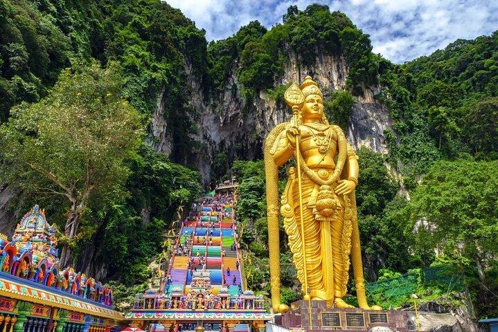 Kuala Lumpur Suburbs Batu Caves Halbtagestour