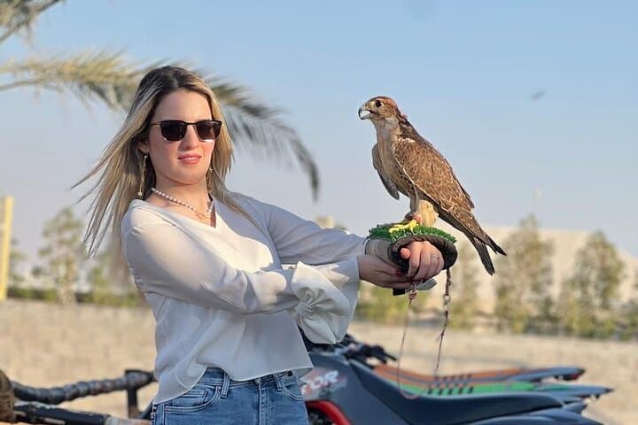 Desert Safari with Quad Bike, BBQ at Premium Camp & Camel Ride