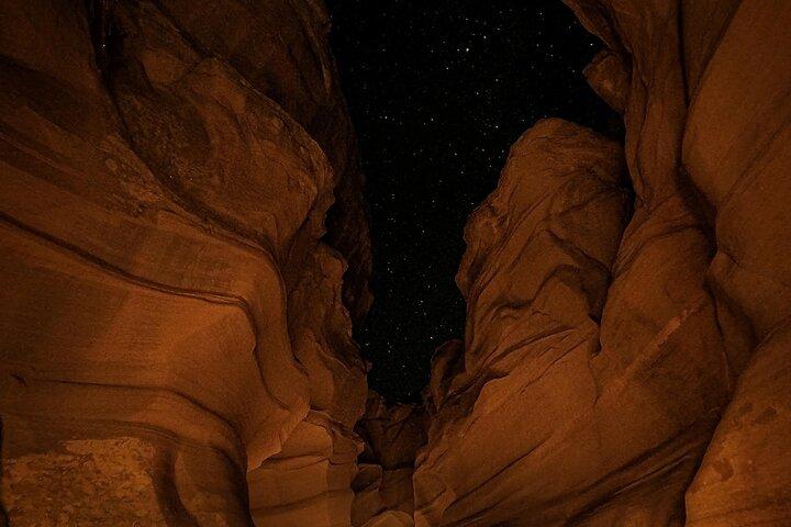 Tour fotografico notturno nell'Upper Antelope Canyon