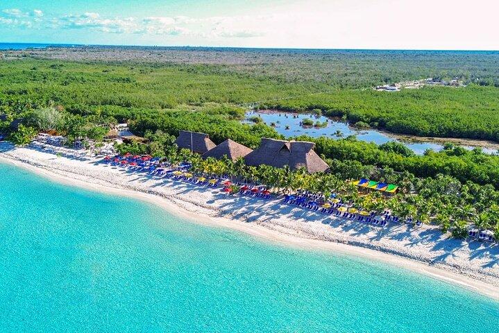 Cozumel : Zip Line Adventure, Buffet & Open Bar im KUZÁ Beach Park
