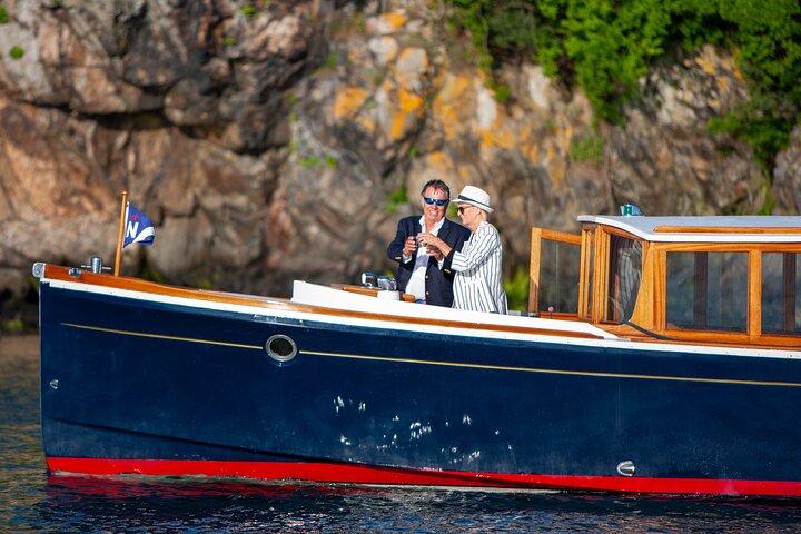 Privémiddagcruise aan boord van Camelot in Newport