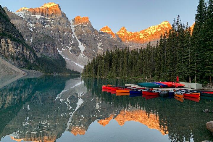 Tour privato Moraine Lake, Lake Louise e Emerald Lake
