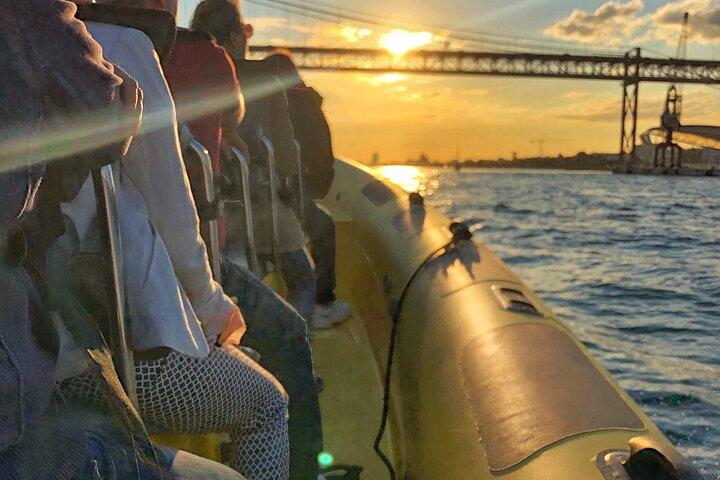 Sunset Speed Boat Tour Lisbon