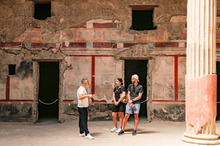 Private Transfer: Naples to Sorrento with Pompeii Guided Tour