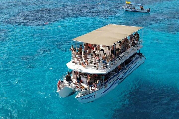 Catamaran à Cozumel avec plongée à El Cielo et bar ouvert