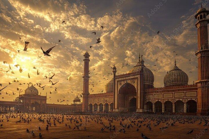 Private Delhi spirituelle tur: Templer, moskeer og markeder