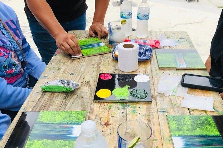 Colori della pittura e del vino di Ensenada