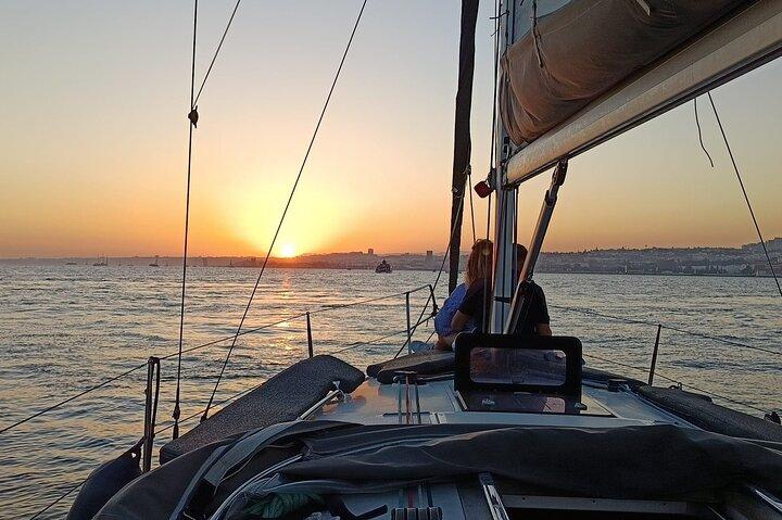 Private Sunset Sailboat Experience in Lisbon