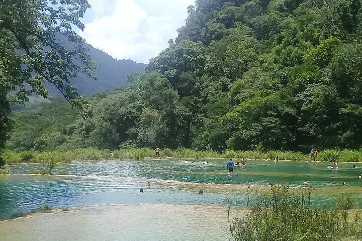 Semuc Champey aus Antigua oder Guatemala-Stadt