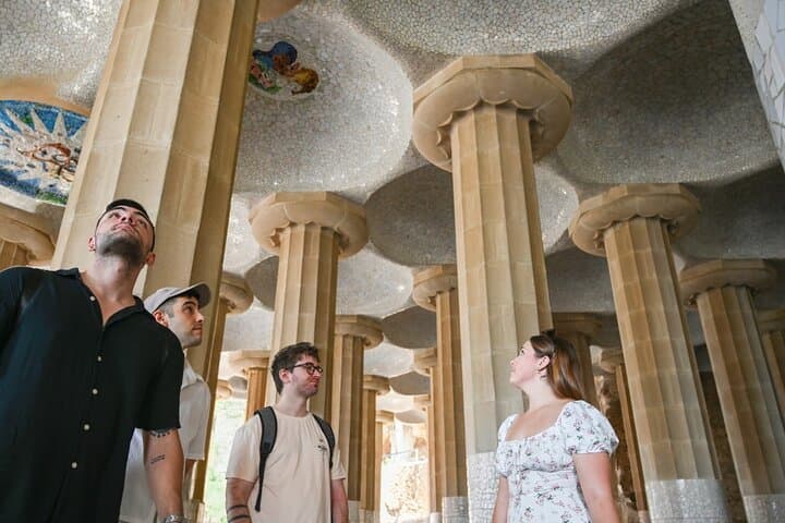 Barcelona: Sagrada Familia & Park Guell Guided Tour + Transfer