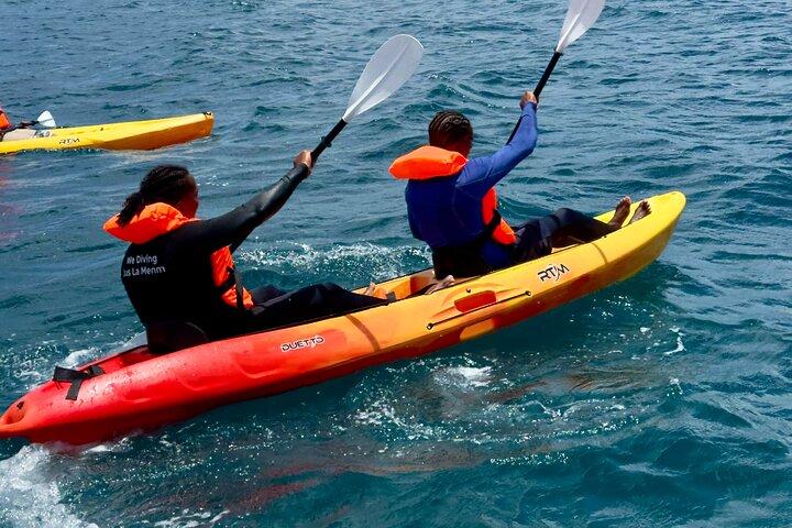 Kayak at Pigeon Island Beach St Lucia